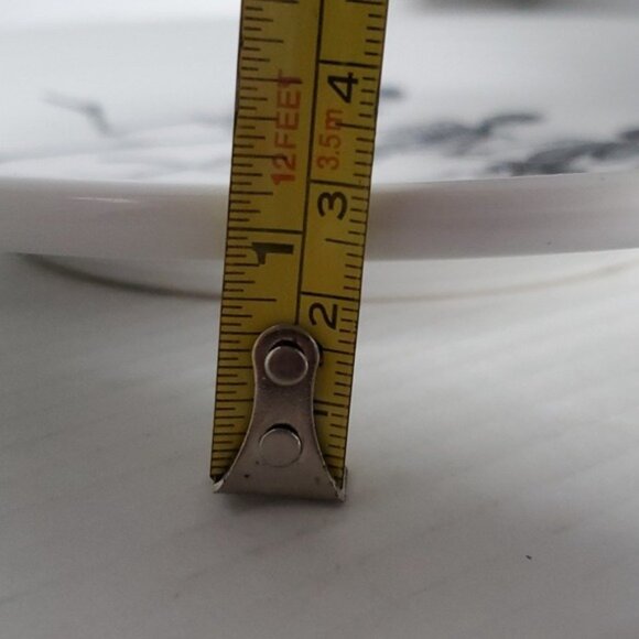 Fiestaware Fiesta Trio Skeletons Ceramic 9" Luncheon Plate Classic Rim White - Picture 8 of 16